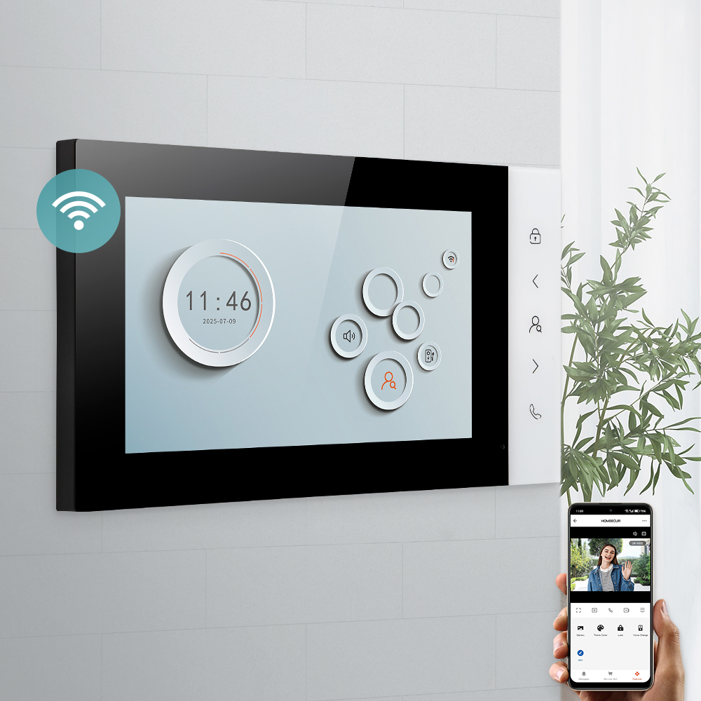 Video Doorbell - HOMSECUR XM716D Tuya App binnenmonitor voor