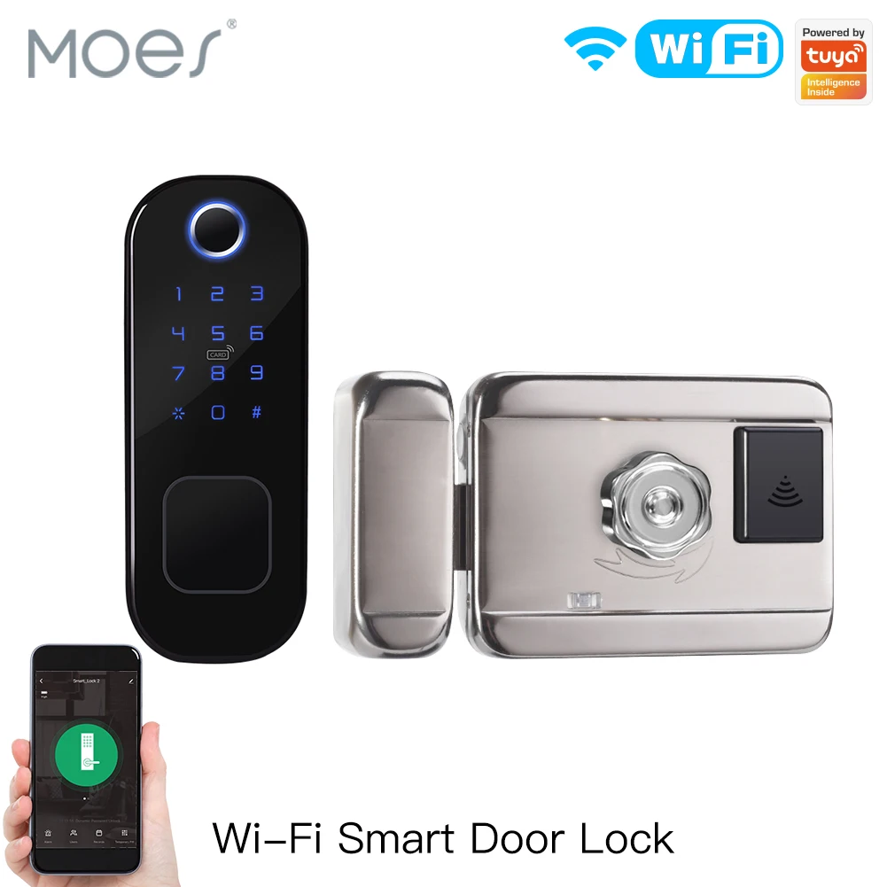 Smart Home Wiz - MOES WiFi Tuya Smart Lock Deur