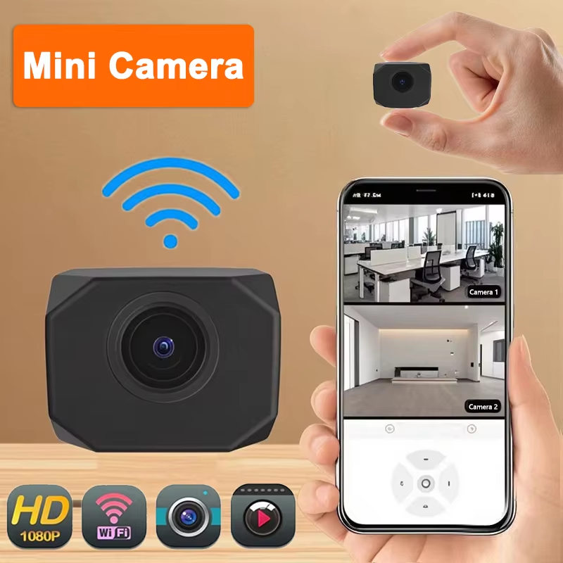 Smart Home Monitoring - 4K HD WiFi-beveiligingscamera voor thuis Mini