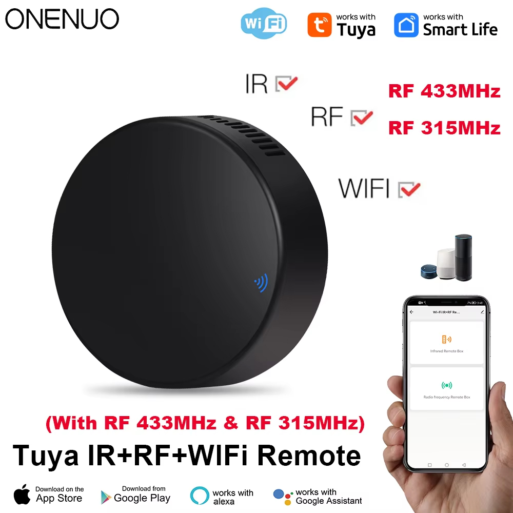 Smart Home Wiz - Tuya WiFi RF IR-afstandsbediening 433 MHz