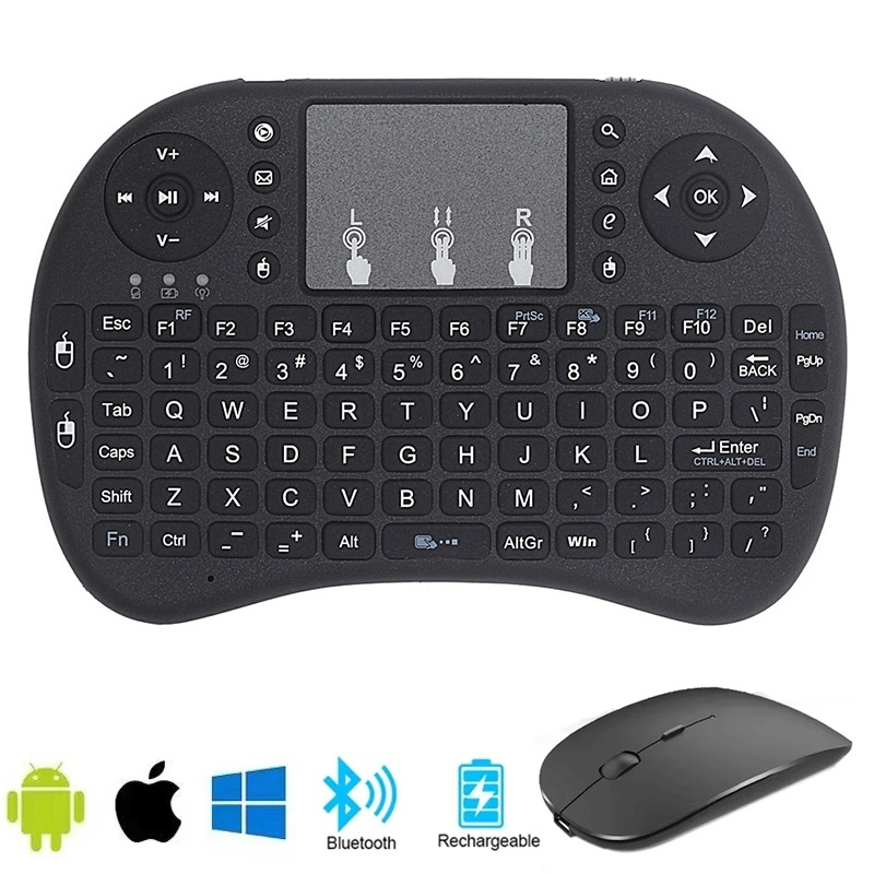 Smart Home Gadgets - Mini Engels Bluetooth-toetsenbord Draagbaar draadloos toetsenbord