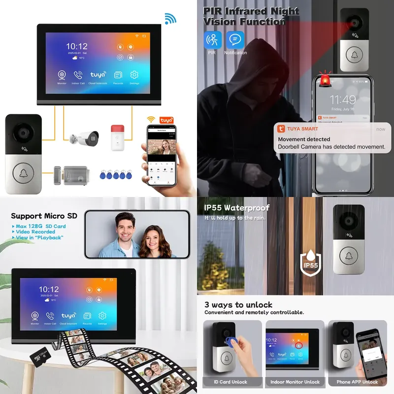 Video Doorbell - 【CHIMU HOME】 2026 Nieuwe IP Video
