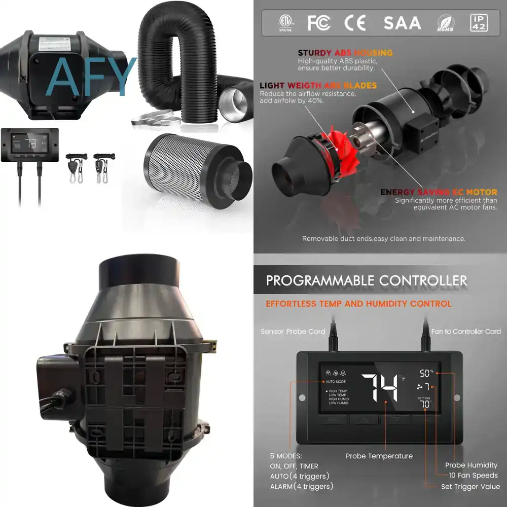 Smart Home Ventilation System - Smart 4 inch 6 inch kanaalventilator