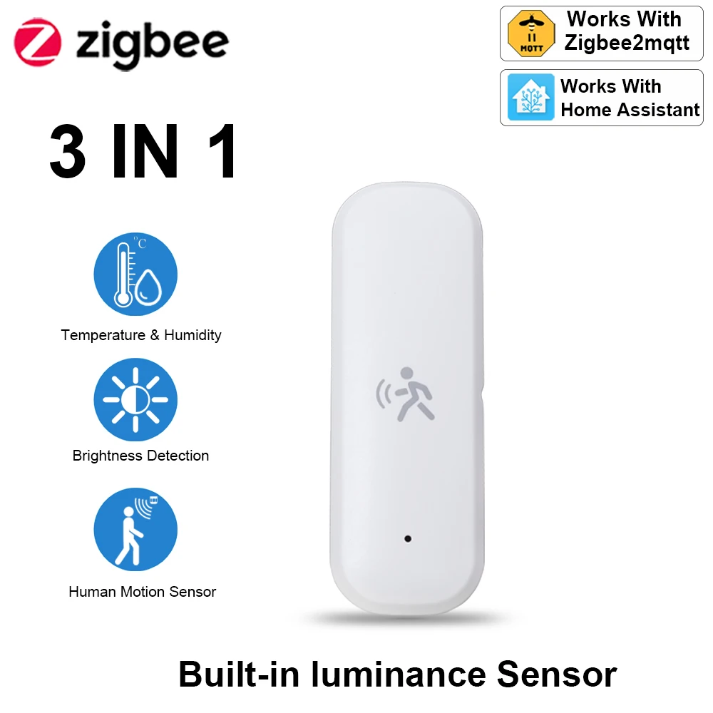 Smart Home Gadgets - ZigBee Smart Pir-bewegingssensordetector met temperatuur- en