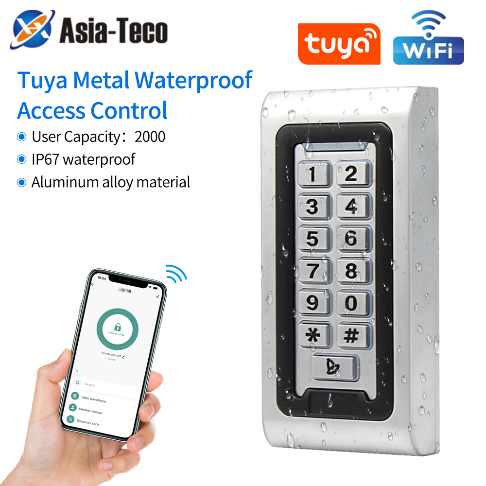 Smart Home Keyboard - Outdoor IP68 Metalen Toegangscontrole Toetsenbord Standalone