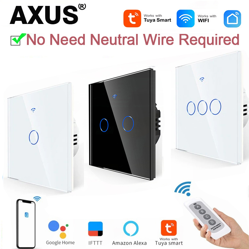 Smart Home Wiz - AXUS EU WiFi Slimme Lichtschakelaars Zonder