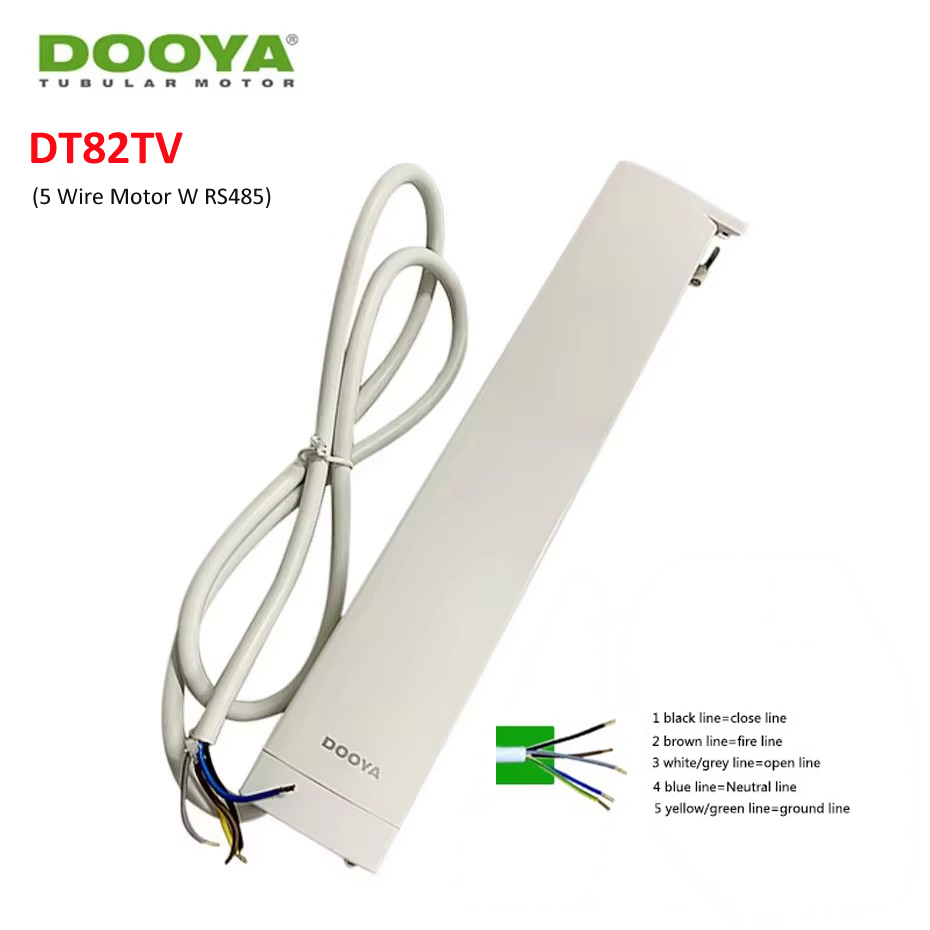 Curtain Motor - Originele DOOYA DT82TV 5 Draden Elektrische