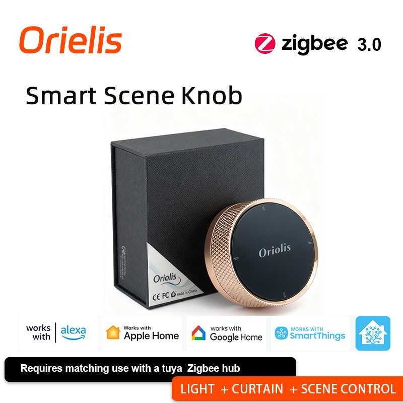 Zigbee Gateway - ORIELIS Tuya Zigbee slimme scèneknopcontroller -