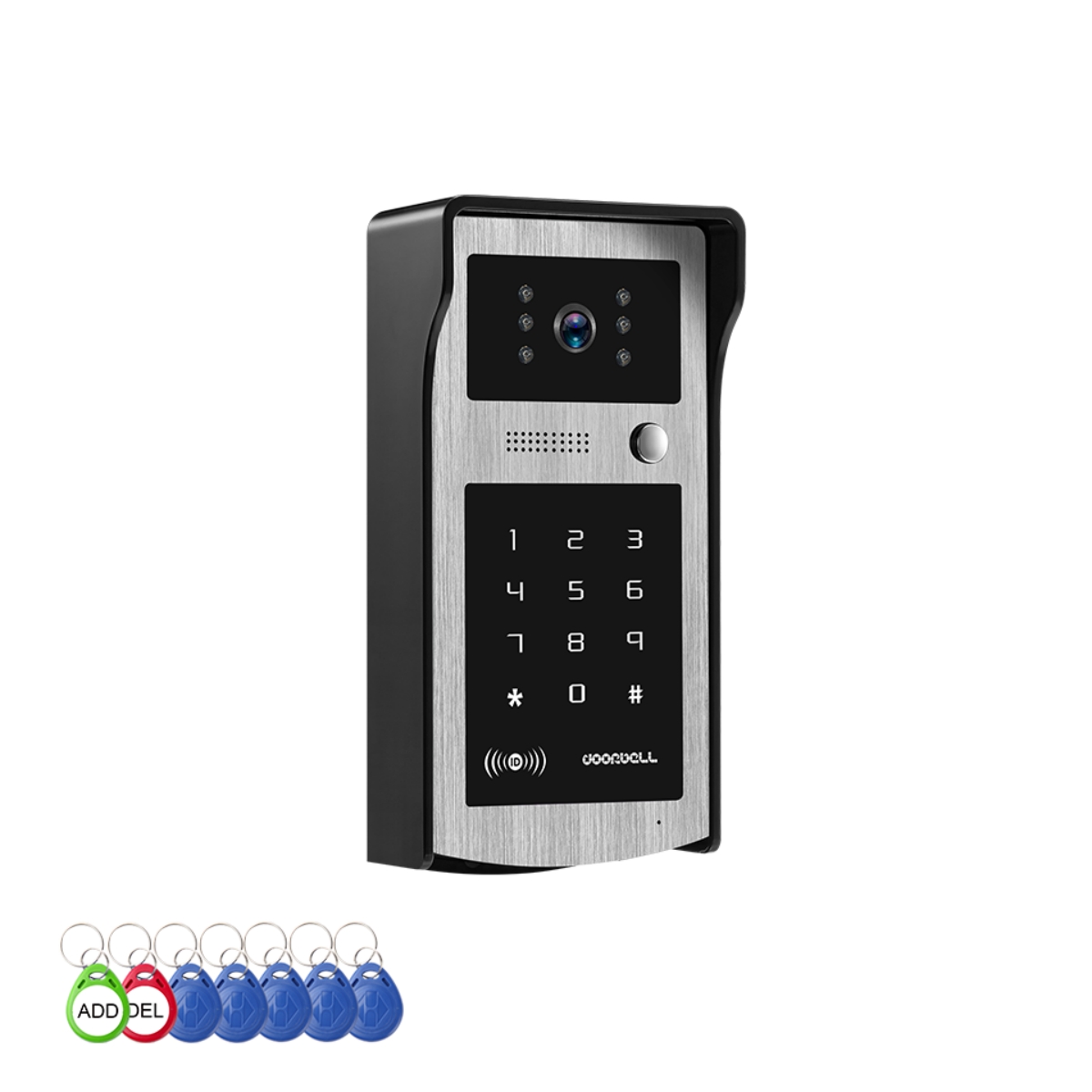 Video Doorbell - Video-intercomsysteem Buitenunit Deurbel met groothoek, waterdichte