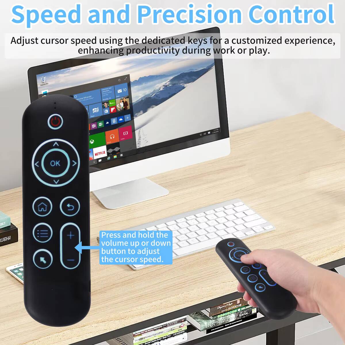 Smart Home Keyboard - Bluetooth 2.4G Dual Mode Mini-toetsenbord Air