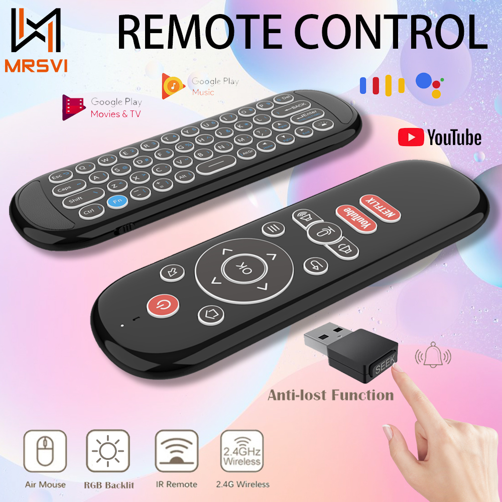 Smart Home Keyboard - W1 PLUS Air Mouse Afstandsbediening 2.4G
