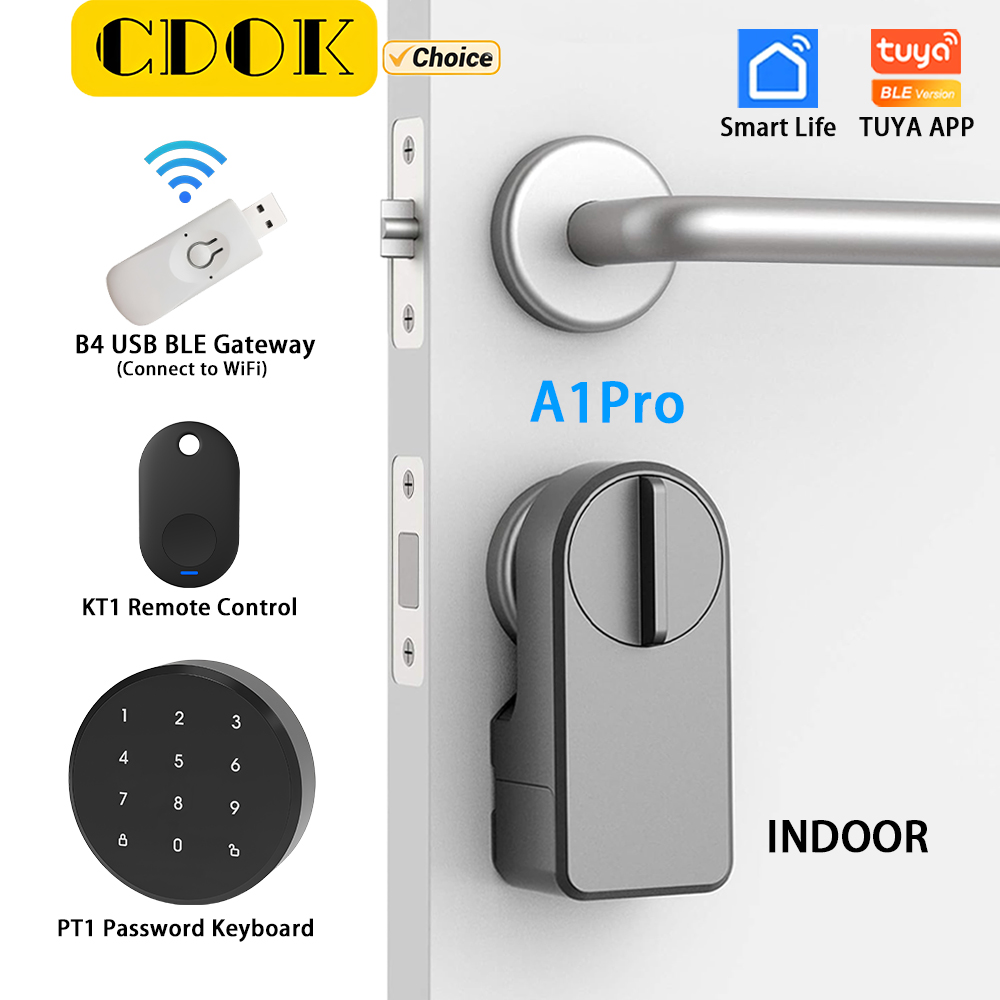 Smart Door Lock - CDOK A1Pro Tuya Bluetooth Smart Lock