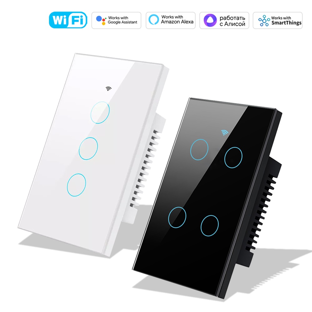 Smart Home Features - Smart Life Wifi+Bluetooth Touch Light-wandschakelaar Amerikaanse