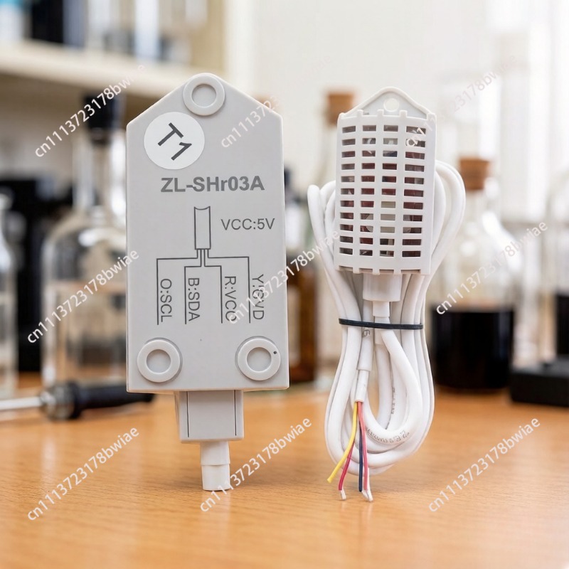 Smart Home Ventilation System - ZL-SHR03A Digitale Temperatuur- en Luchtvochtigheidssensor, Wandmontage