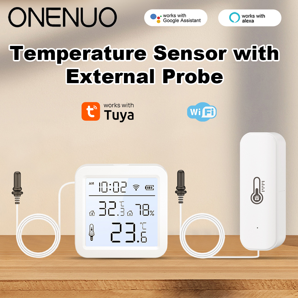 Smart Home Monitoring - 2026 Nieuwe Tuya WiFi Vochtigheids- en