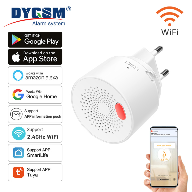 Smart Home Wiz - Tuya Smart Home Wifi Aardgas Sensor