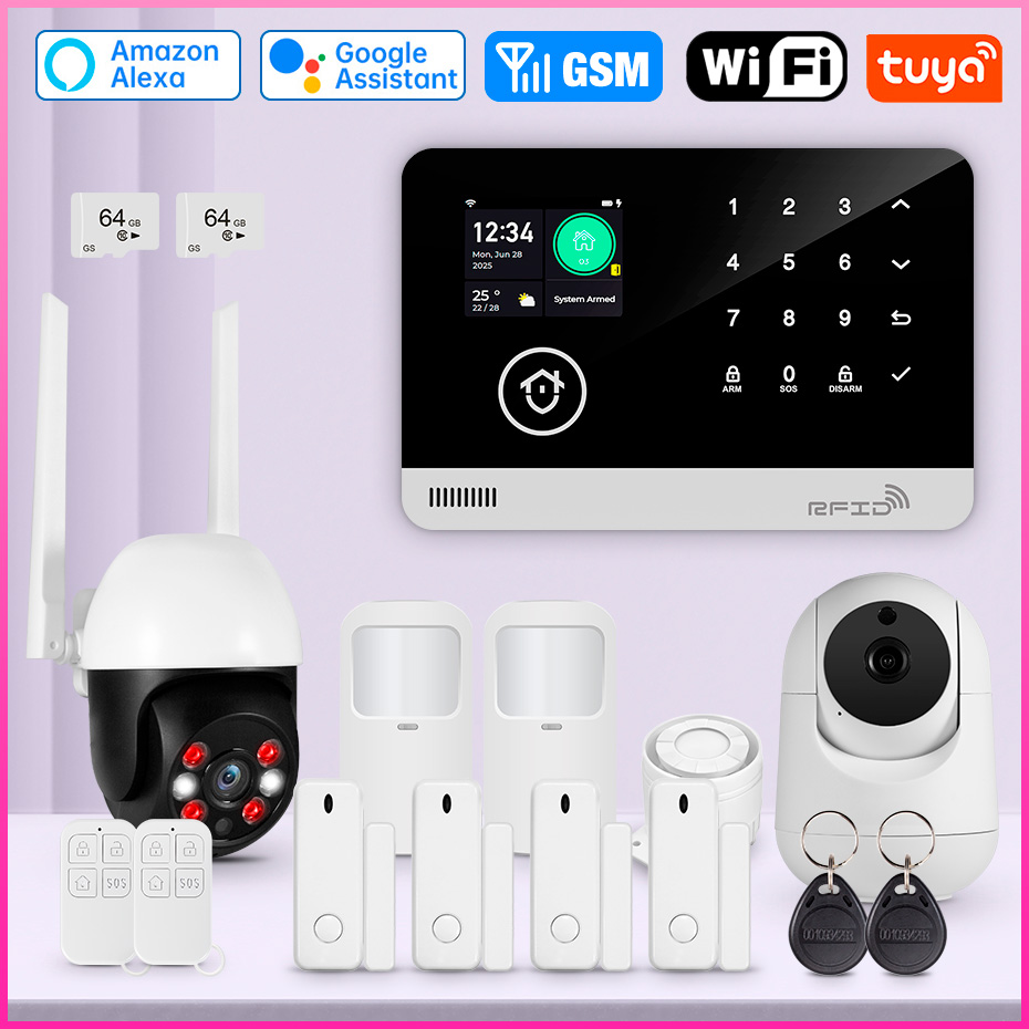 Alarmsysteem voor thuis Tuya W - Smart Home Keyboard recensie en prijs