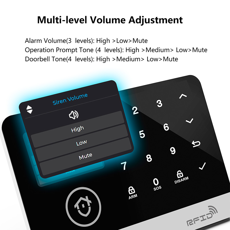 Alarmsysteem voor thuis Tuya W - Smart Home Keyboard recensie en prijs