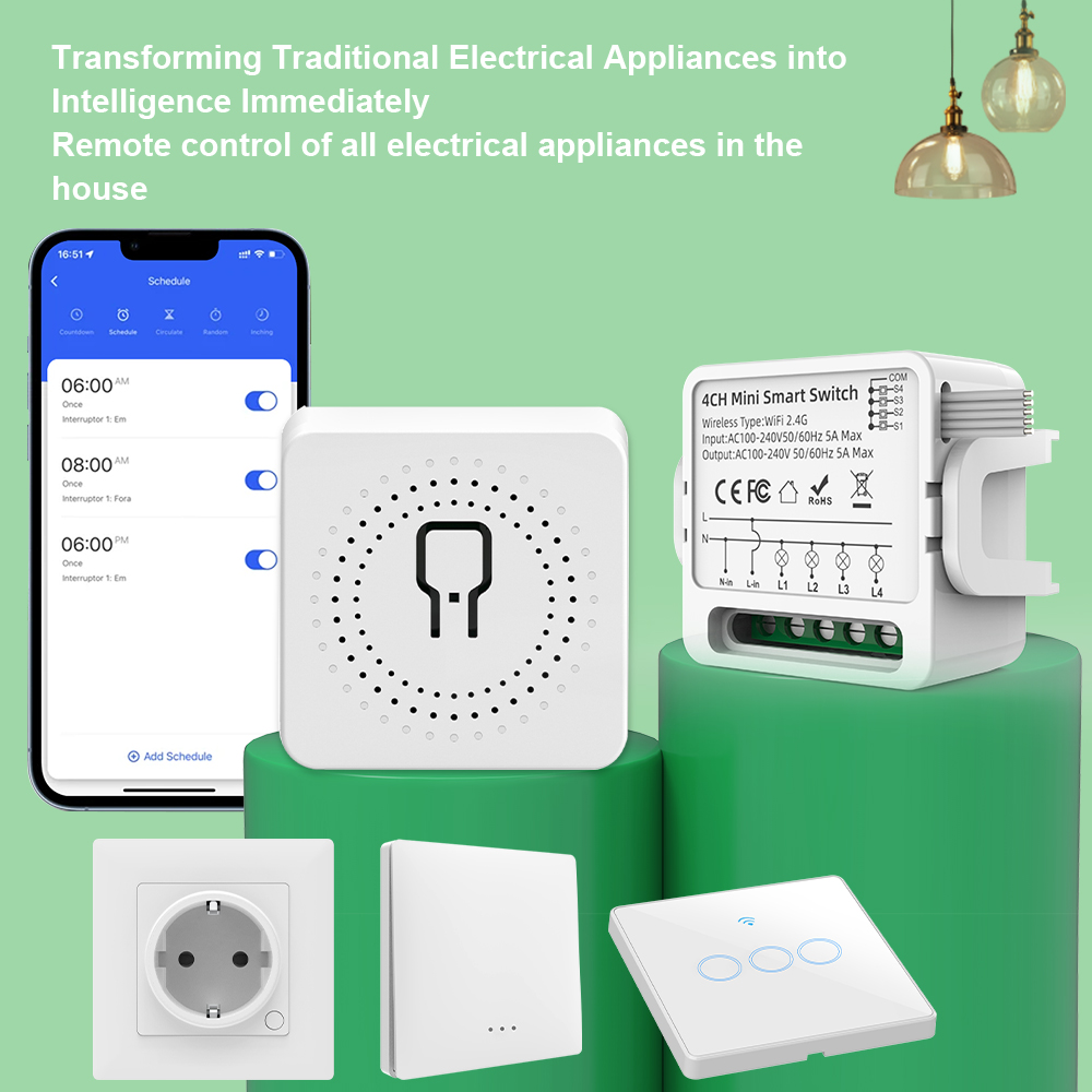 Tuya WiFi Smart Switch 1/2/3/4 - Smart Home Wiz recensie en prijs