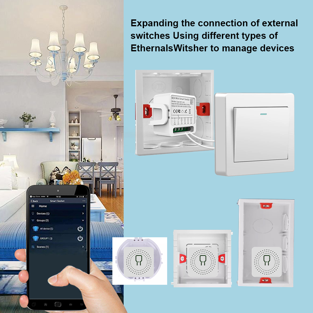 Tuya WiFi Smart Switch 1/2/3/4 - Smart Home Wiz recensie en prijs