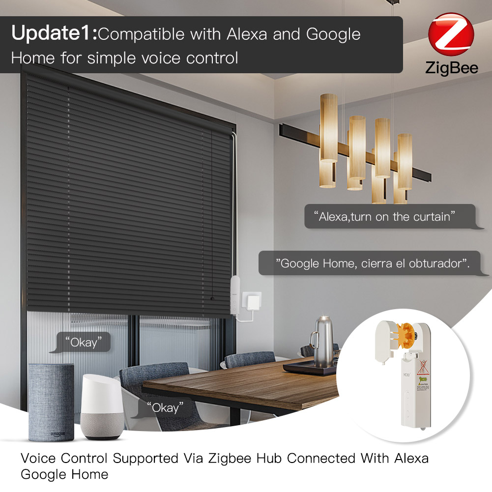 MOES ZigBee Smart DIY Gemotori - Curtain Motor recensie en prijs