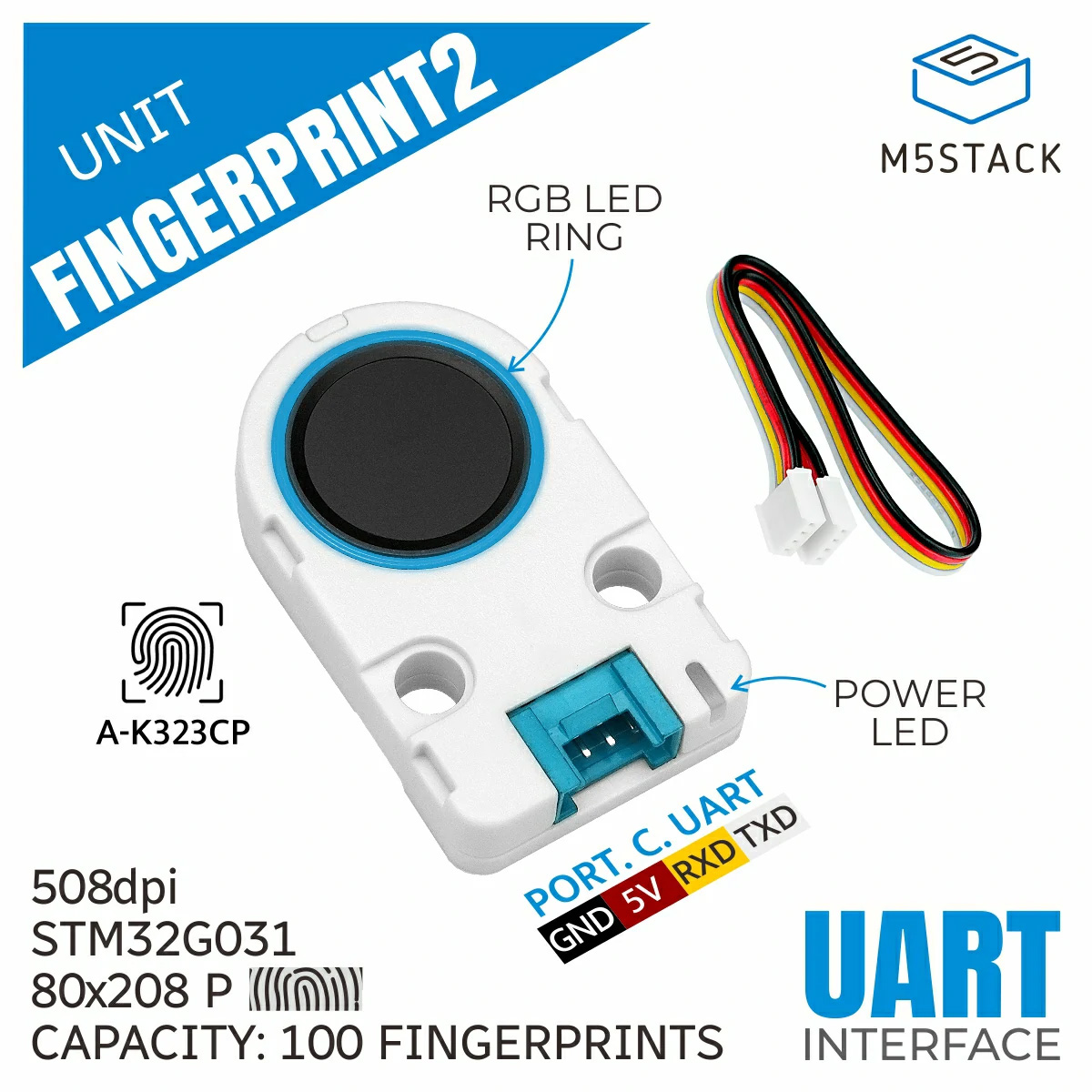 M5Stack Fingerprint2 Herkennin - Smart Door Lock recensie en prijs