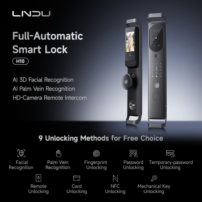 【2026】LNDU H10 Visuele dubbele - Smart Door Lock recensie en prijs