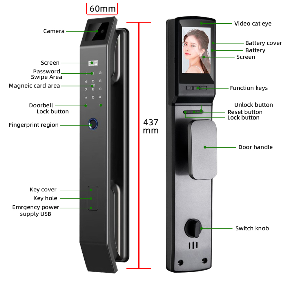 RAYKUBE DF14 Tuya WiFi 3D Gezi - Video Doorbell recensie en prijs