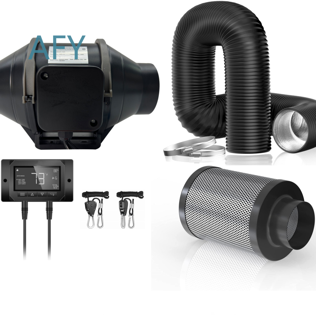 Smart 4 inch 6 inch kanaalvent - Smart Home Ventilation System recensie en prijs