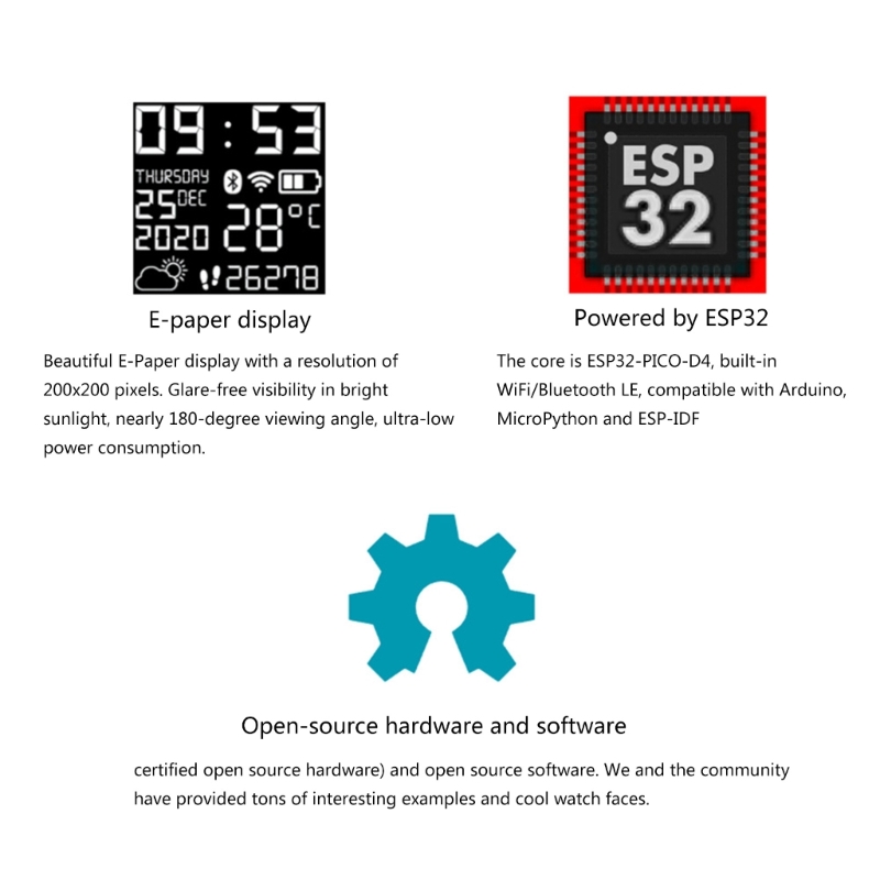 K0EA ESP32 Smartwatch Open Sou - Smart Home Open Source recensie en prijs