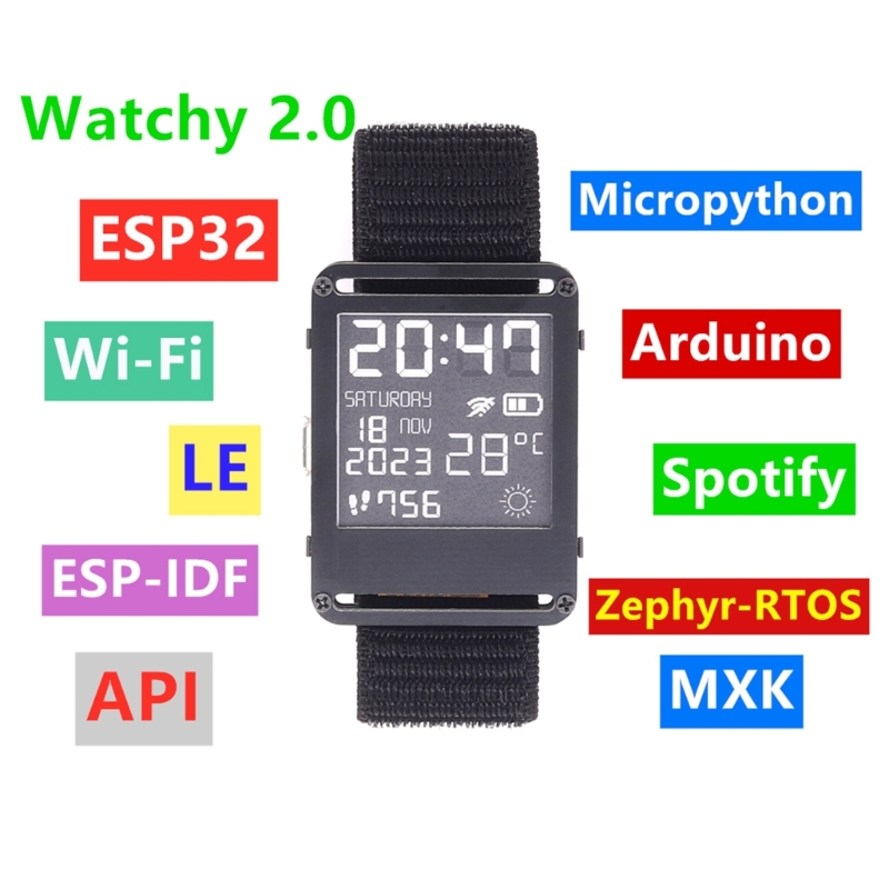 K0EA ESP32 Smartwatch Open Sou - Smart Home Open Source recensie en prijs