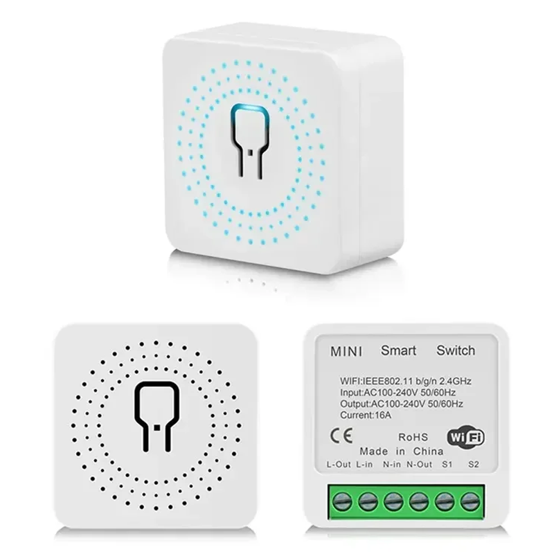 16A Tuya WiFi Smart Switch 2-w - Smart Home Monitoring recensie en prijs