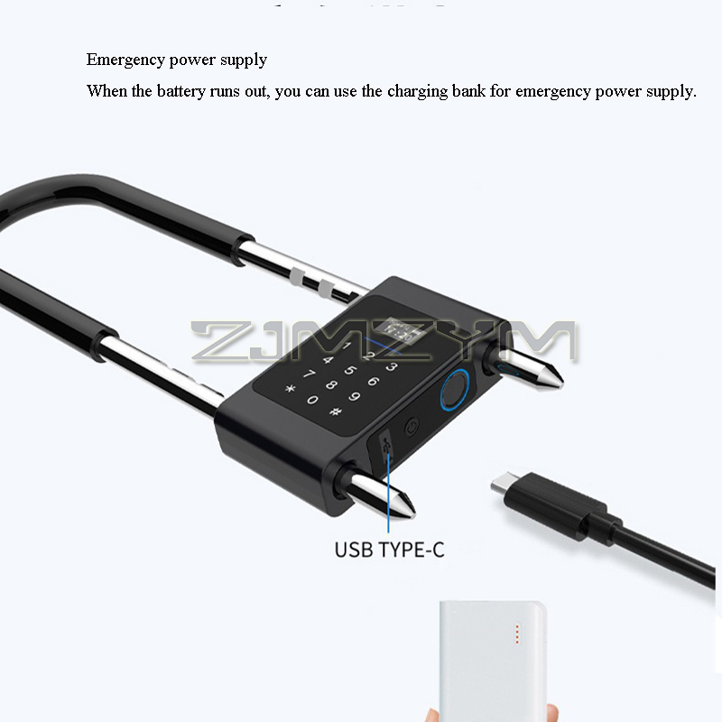 Vingerafdruk U-type slot Elekt - Smart Door Lock recensie en prijs