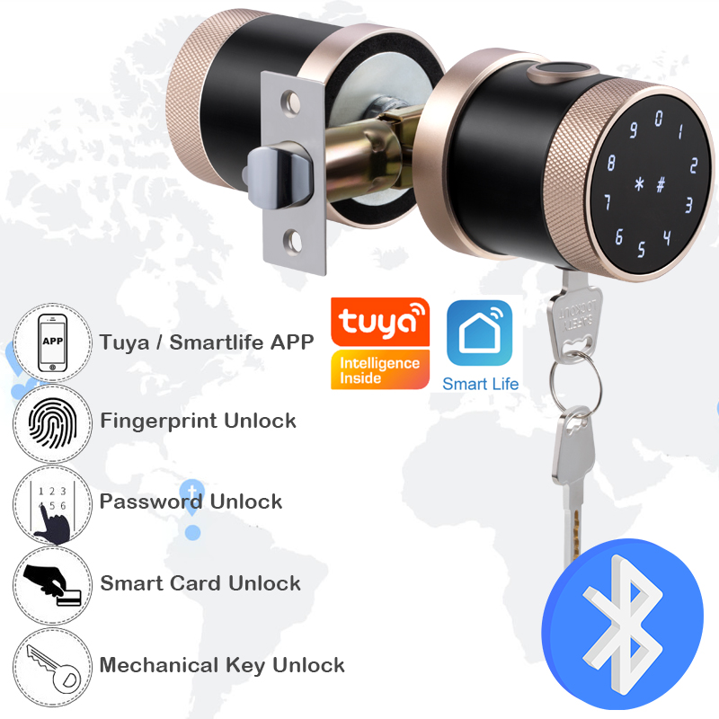 Vingerafdruk Deurslot Tuya Blu - Smart Home Keyboard recensie en prijs