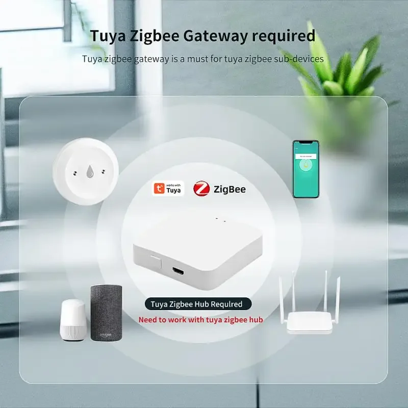 Voor Tuya Zigbee Smart Waterle - Smart Home Monitoring recensie en prijs