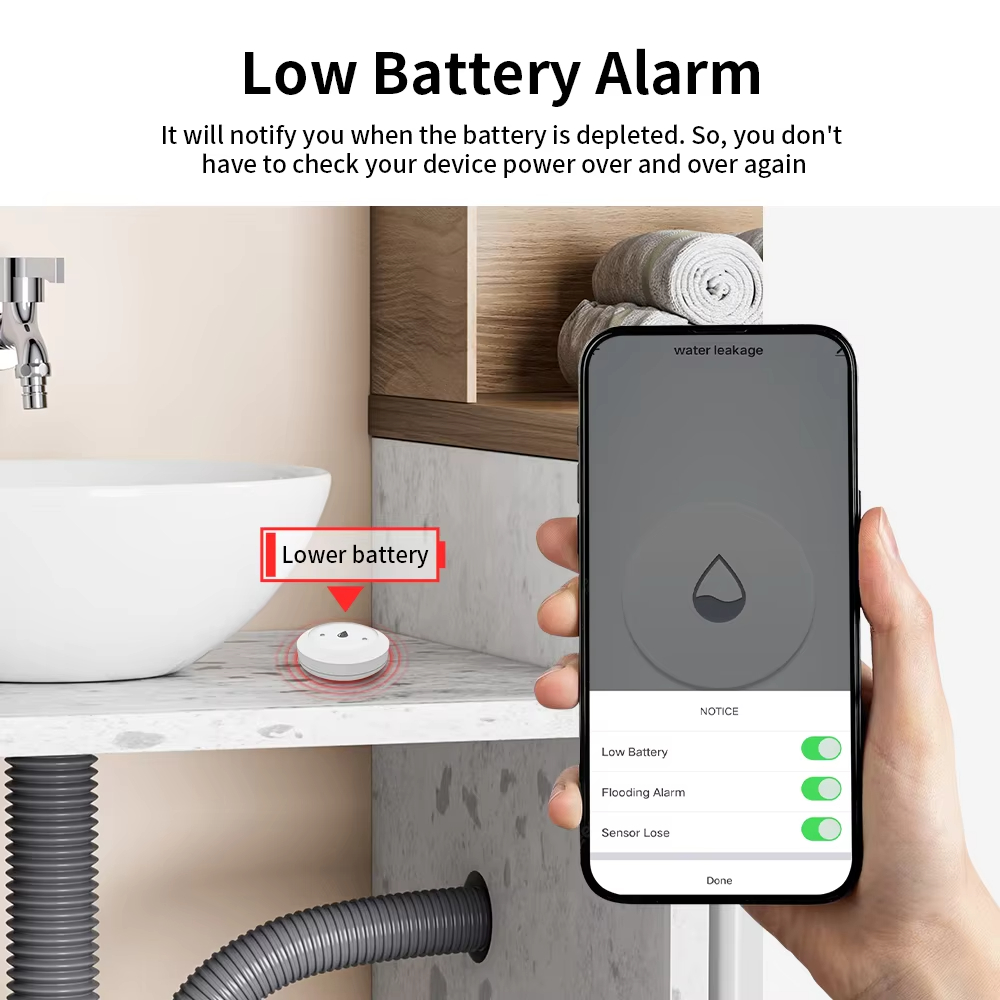 Voor Tuya Zigbee Smart Waterle - Smart Home Monitoring recensie en prijs