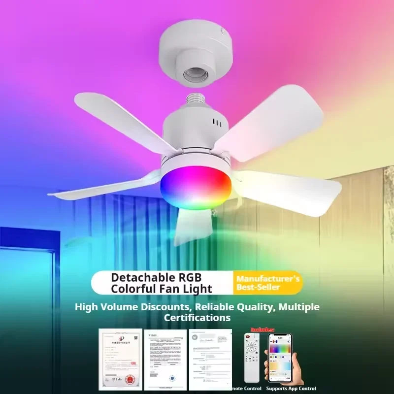 RGB LED-plafondventilatorlampe - Smart Home Ventilation System recensie en prijs