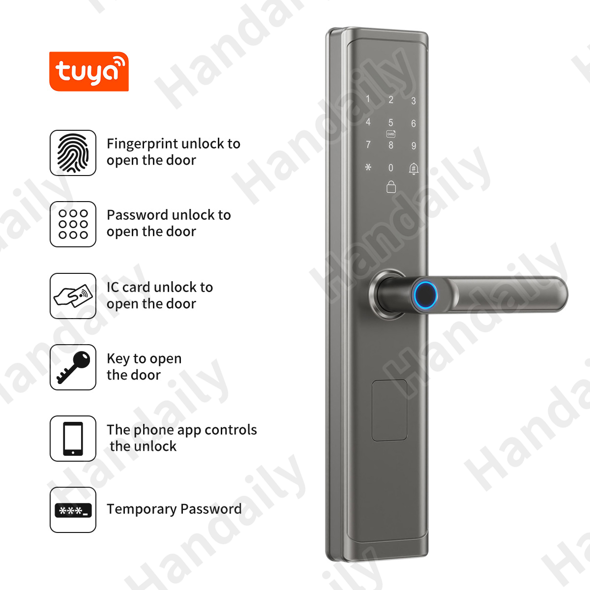 Tuya Wifi TTlock App Vingerafd - Smart Door Lock recensie en prijs