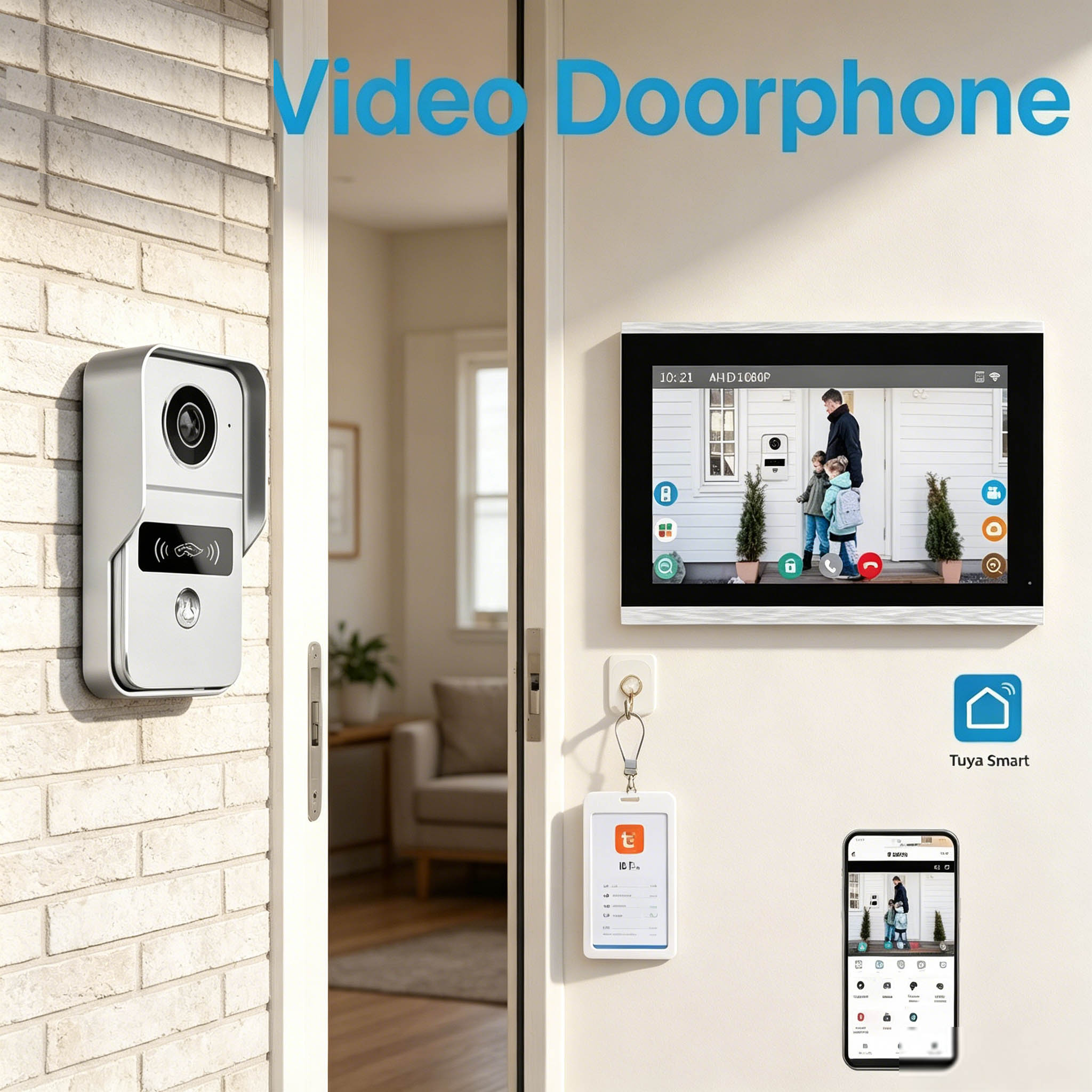 Deurintercom deurbel, 10,1 inc - Video Doorbell recensie en prijs