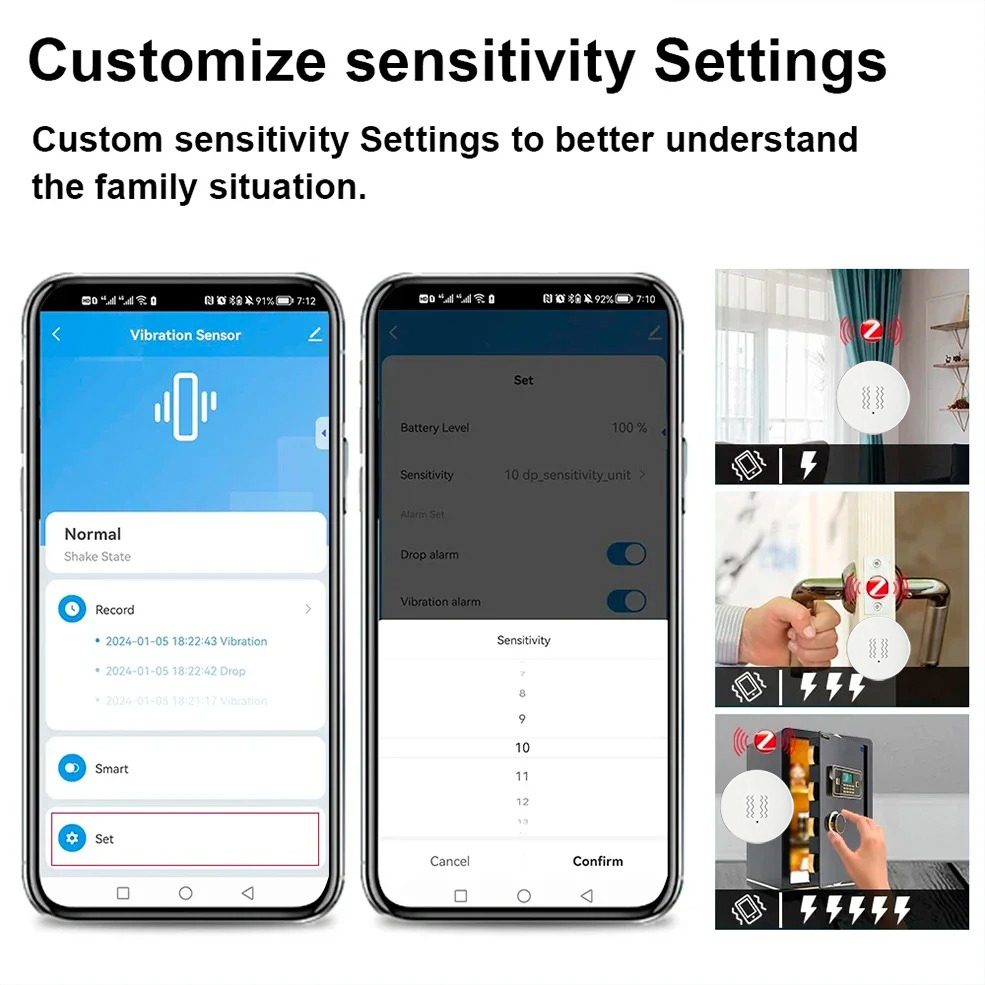 Tuya ZigBee Smart Vibration &  - Smart Home Monitoring recensie en prijs