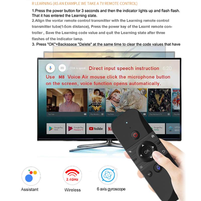 M8 Air Mouse Voice Remote Cont - Smart Home Keyboard recensie en prijs