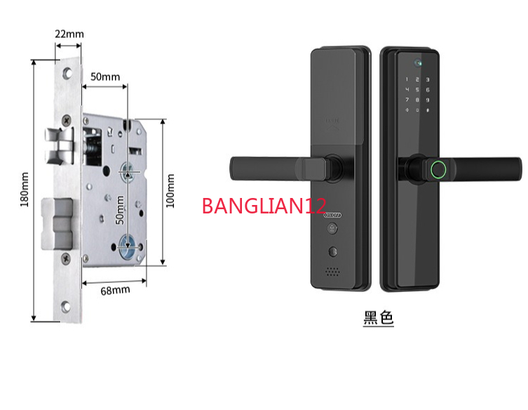 Nieuw semi-automatisch anti-di - Smart Door Lock recensie en prijs