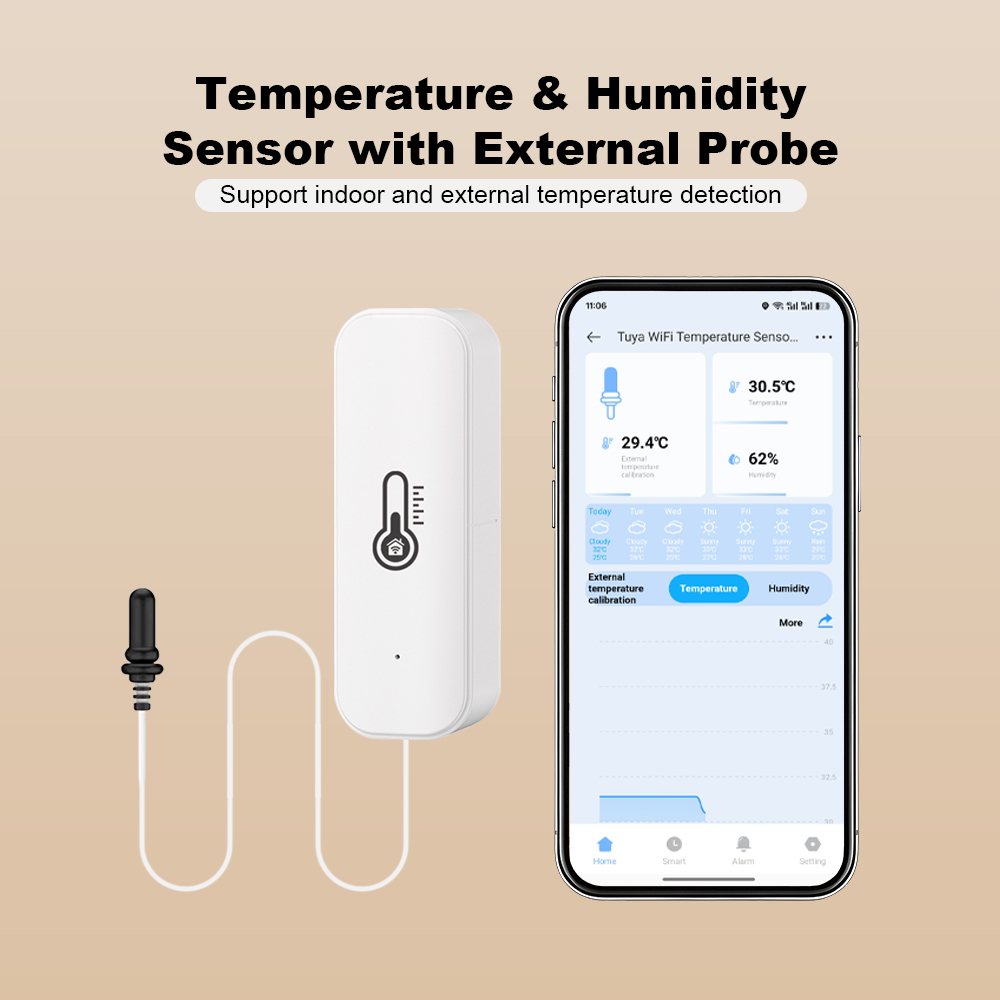 2026 Nieuwe Tuya WiFi Vochtigh - Smart Home Monitoring recensie en prijs