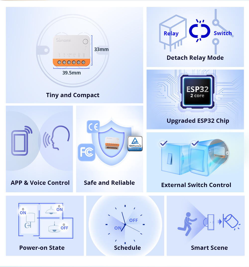 Sonoff Mini R4 Extreme Wifi Sm - Smart Home Wiz recensie en prijs